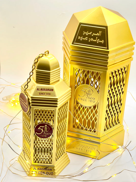 AL HARAMAIN GOLDEN OUD SPRAY 100 ML|50 YEARS|